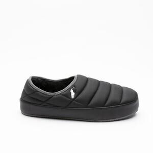 Polo Ralph Lauren Men Maxson Clog Slipper Black Size 10